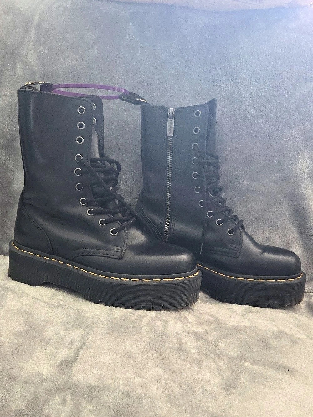 Dr. Martens Jadon Hi Platform Boots Black